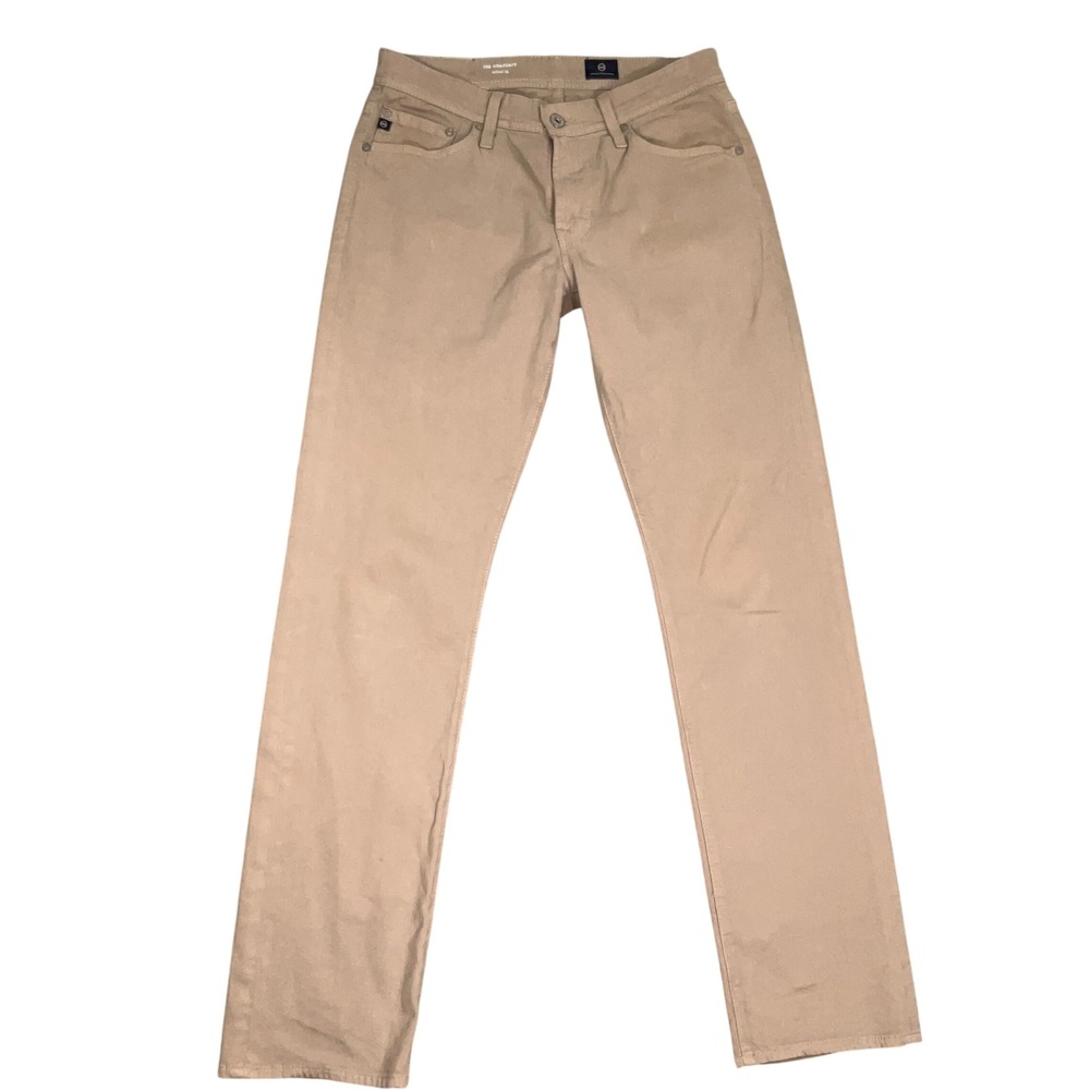 AG The Graduate Jean Style Mens 29x32 Tan Tailored Leg Soft Comfort Stretch